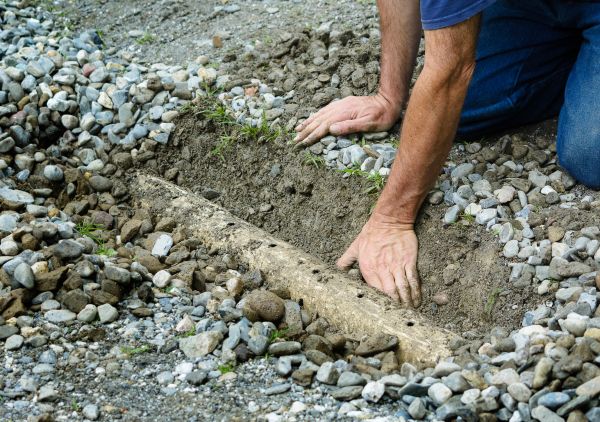 French Ditch Installation in Schenectady