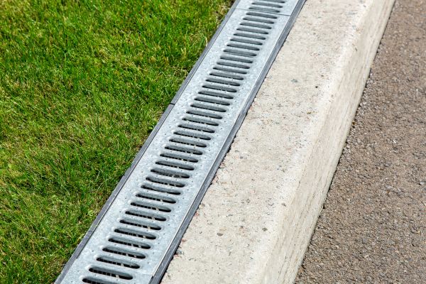 Courtyard Drain Installation in Schenectady
